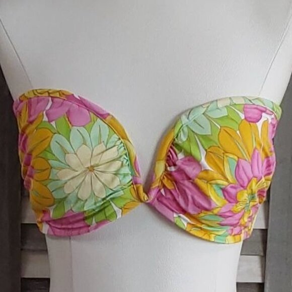 V-Wire Bandeau Halter Bikini Top | Shade & Shore | 36DD - Picture 1 of 10